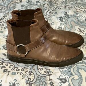 Rafe Simons Brown leather Harness Sneaker Boots Sz. 42 / 10.5
